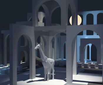 Modern Exhibition Hall-ID:272995009