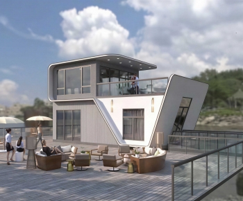 Modern Building Appearance-ID:455266001