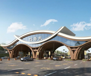 Modern Facade Element-ID:451267003
