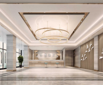 Modern Office Reception Desk-ID:183506014