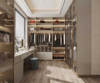 New Chinese Style Clothes Storage Area-ID:524019961