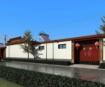 Chinese Style Building Appearance-ID:922940028