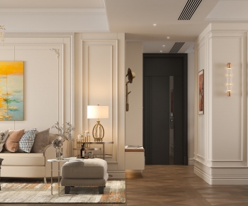 French Style A Living Room-ID:294903994