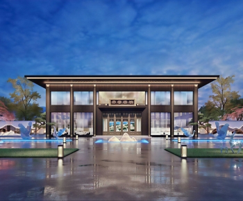 Modern Building Appearance-ID:897130013