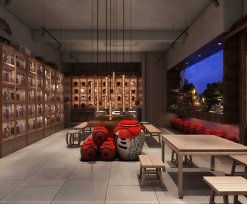 New Chinese Style Teahouse Tea House-ID:137368923