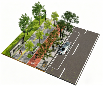Modern Building Component-ID:211518059