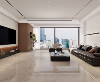 Modern A Living Room-ID:805371057