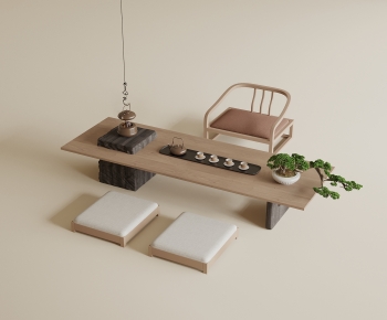 New Chinese Style Tea Tables And Chairs-ID:770231965