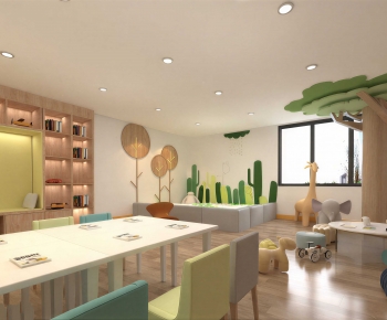 Modern Children's Kindergarten-ID:766587973