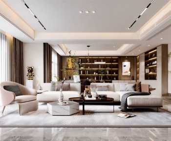 Modern A Living Room-ID:710239895