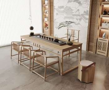 New Chinese Style Tea Tables And Chairs-ID:822442052