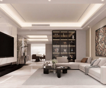 Modern A Living Room-ID:672086009
