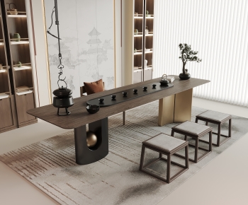 New Chinese Style Tea Tables And Chairs-ID:731350908