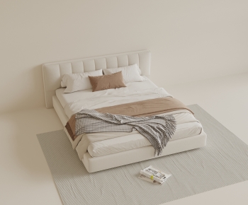 Modern Double Bed-ID:924058914