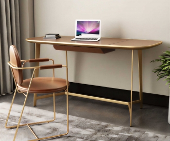 Modern Computer Desk And Chair-ID:656724934