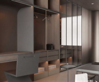 Modern Clothes Storage Area-ID:118072998