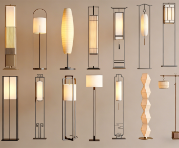 New Chinese Style Floor Lamp-ID:956665994