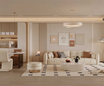 Modern A Living Room-ID:623281065