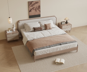 Modern Double Bed-ID:512046103