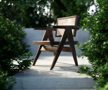 Wabi-sabi Style Lounge Chair-ID:728249077