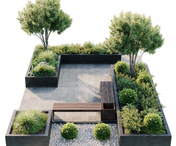 Modern Potted Green Plant-ID:899112942