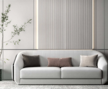 Modern Three-seat Sofa-ID:988975055