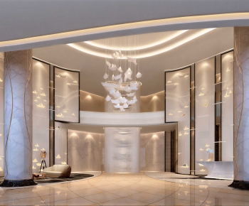 Modern Office Reception Desk-ID:940129894