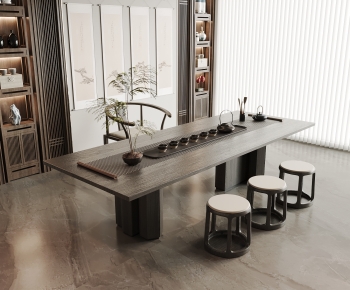 New Chinese Style Tea Tables And Chairs-ID:933867939