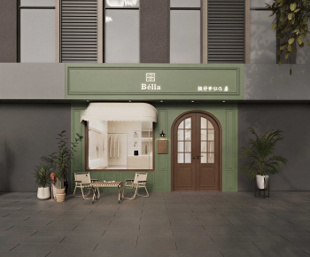 Modern Facade Element-ID:729305985