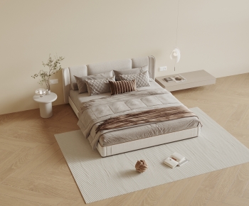 Modern Double Bed-ID:223120934