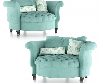 American Style Single Sofa-ID:262164127