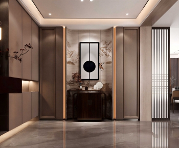 New Chinese Style Hallway-ID:594891075