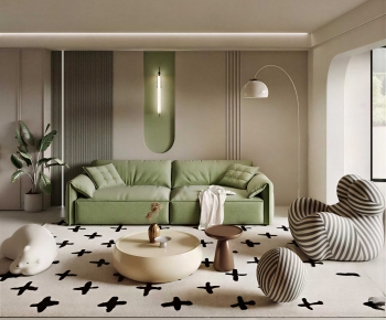 Modern A Living Room-ID:577202084