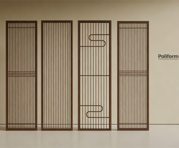 New Chinese Style Wooden Screen Partition-ID:755635028