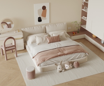 Modern Double Bed-ID:118168126