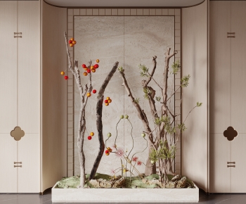 New Chinese Style Plant Landscaping-ID:451018895