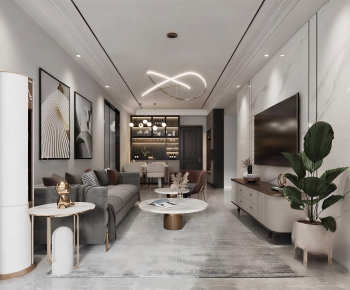 Modern A Living Room-ID:839575057