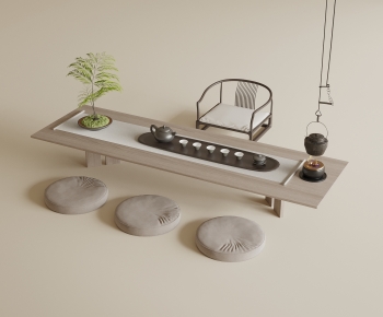 New Chinese Style Tea Tables And Chairs-ID:983701941