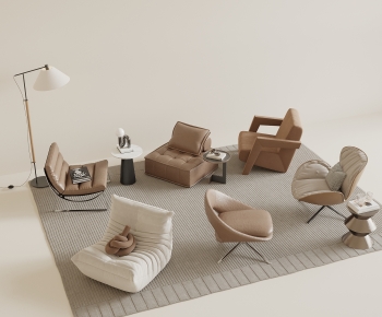 Modern Single Sofa-ID:510859017