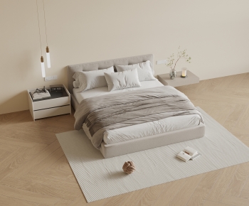 Modern Double Bed-ID:554076917