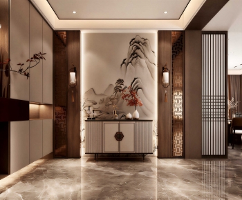 New Chinese Style Hallway-ID:761132002