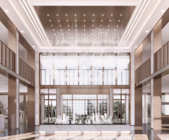 New Chinese Style Office Reception Desk-ID:517666107