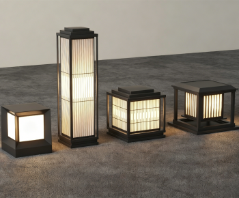 New Chinese Style Outdoor Light-ID:372067938