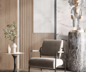 Modern Single Sofa-ID:909785038