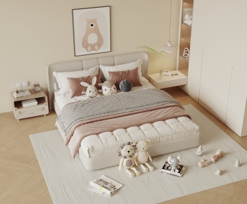 Modern Double Bed-ID:212028988
