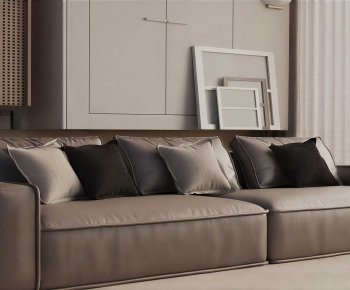 Modern Three-seat Sofa-ID:627329116