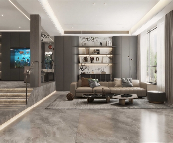 Modern A Living Room-ID:102739359
