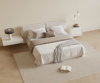 Modern Double Bed-ID:264555937