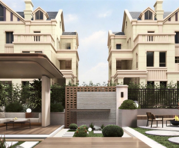 New Chinese Style Courtyard/landscape-ID:617089036
