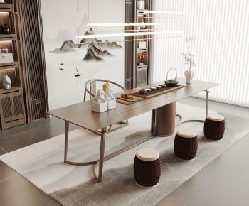 New Chinese Style Tea Tables And Chairs-ID:191004043
